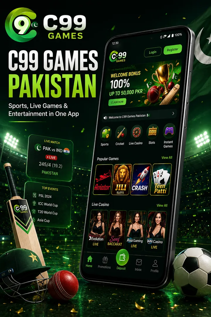 C99 Games app home screen